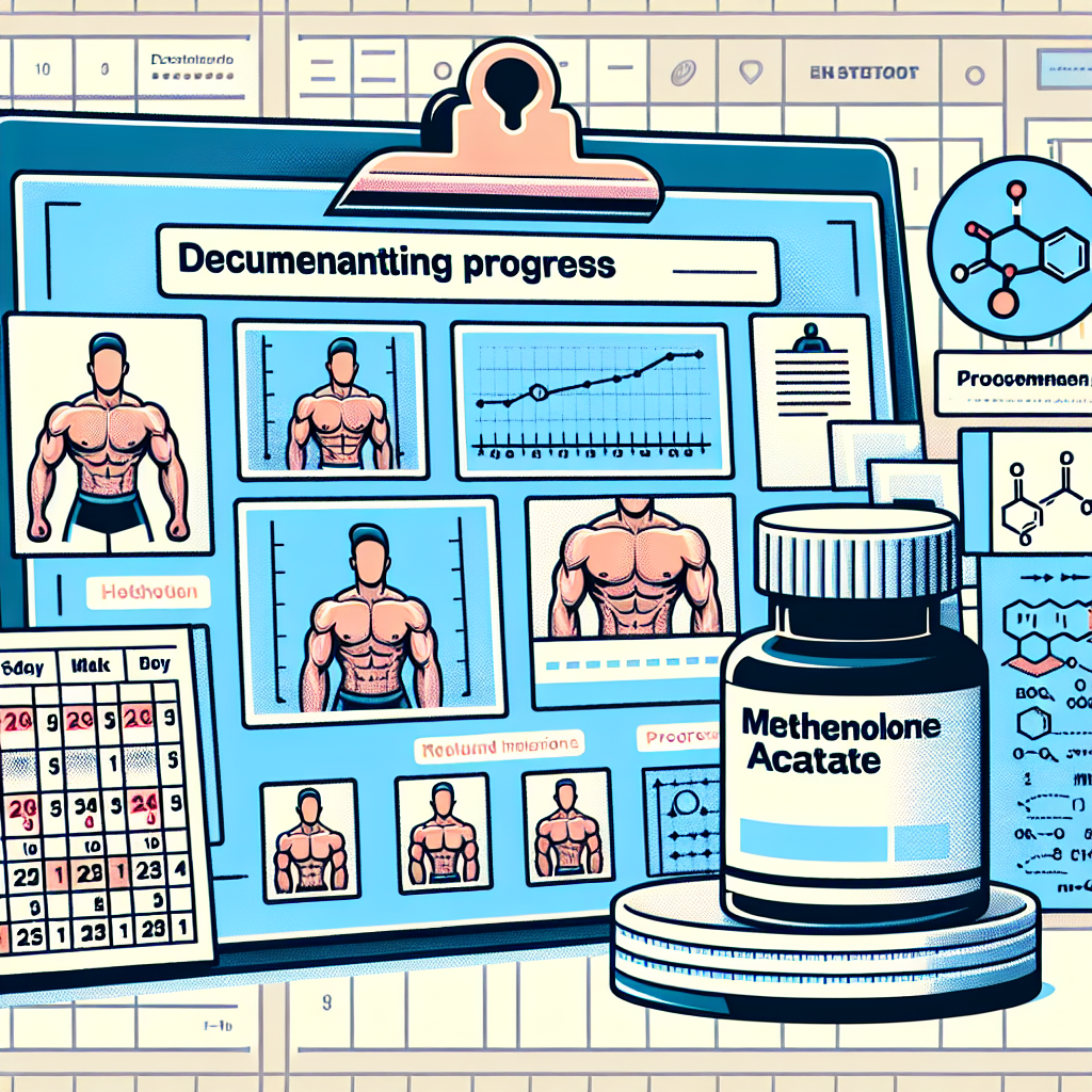 Cómo documentar el progreso con Acetato de metenolona