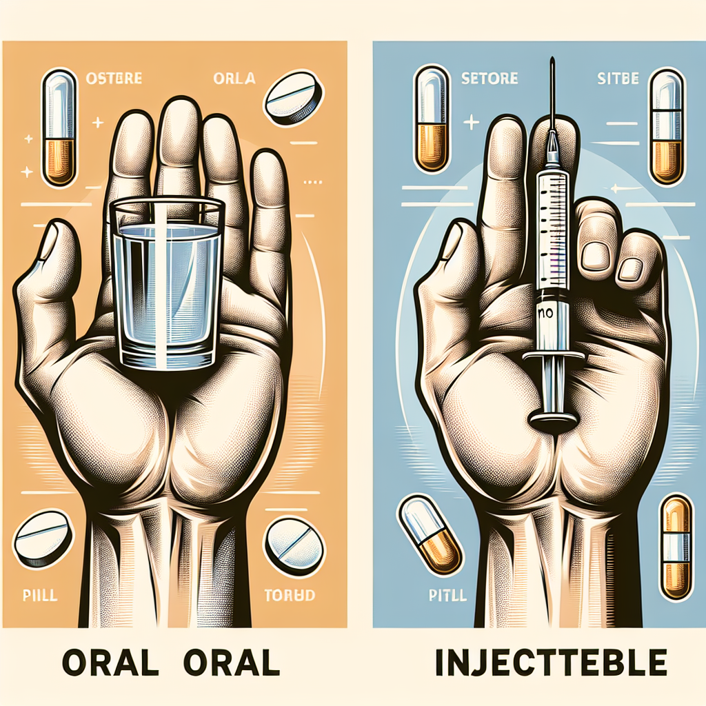 Diferencias entre Methyltestosterone oral e inyectable