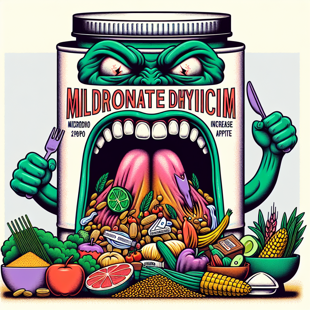 ¿Mildronate Dihydricume puede aumentar el apetito de forma agresiva?