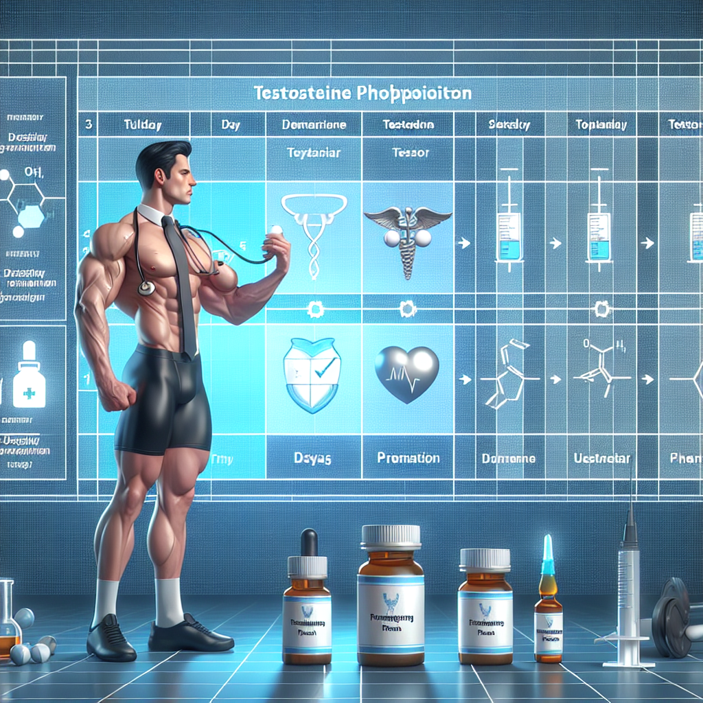 Protocolos semanales con Fenilpropionato de testosterona