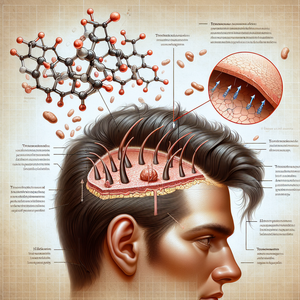 ¿Puede Testosterona causar caída del cabello?