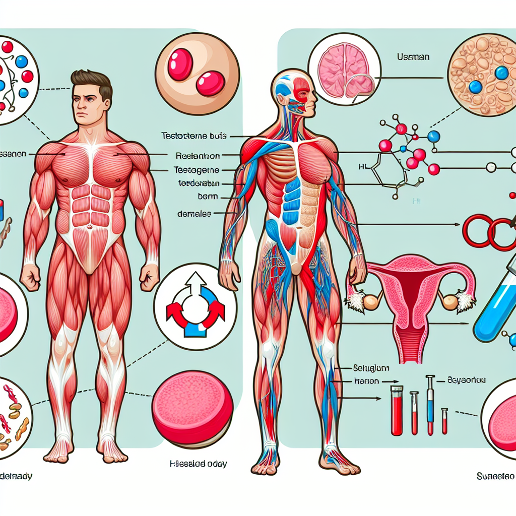 Qué diferencias esperar entre hombres y mujeres con Enantato de testosterona