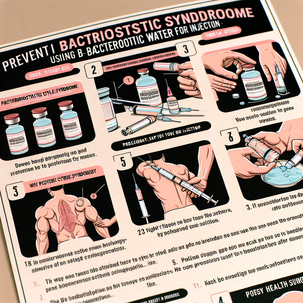 Cómo evitar el síndrome post-ciclo con Agua bacteriostática para inyección