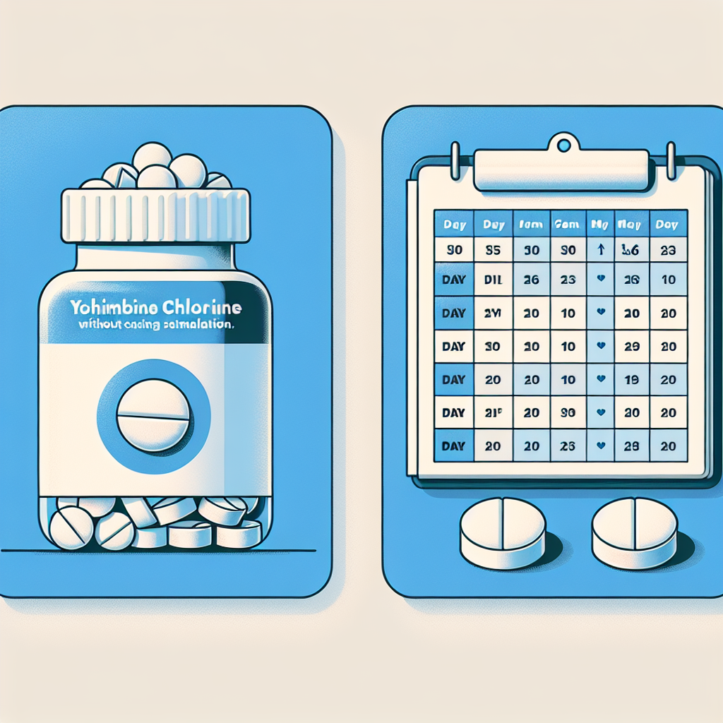 Cómo usar Yohimbine chlorine de forma progresiva sin saturación
