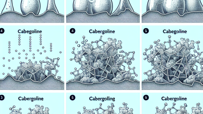 Cabergolina en fases de deshidratación controlada