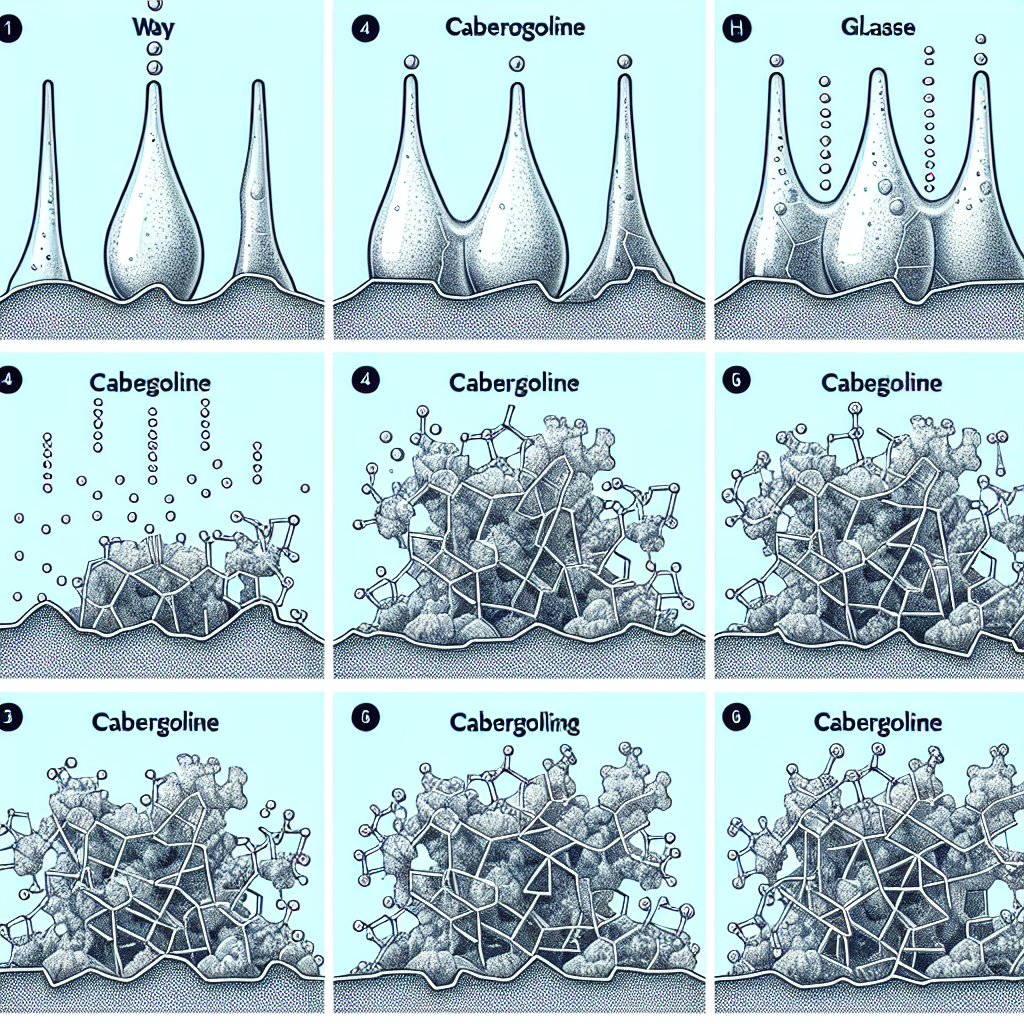 Cabergolina en fases de deshidratación controlada