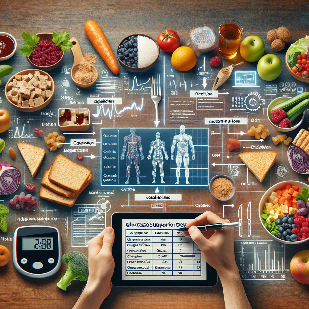 Cómo ajustar la dieta con Apoyo a la glucosa para definición