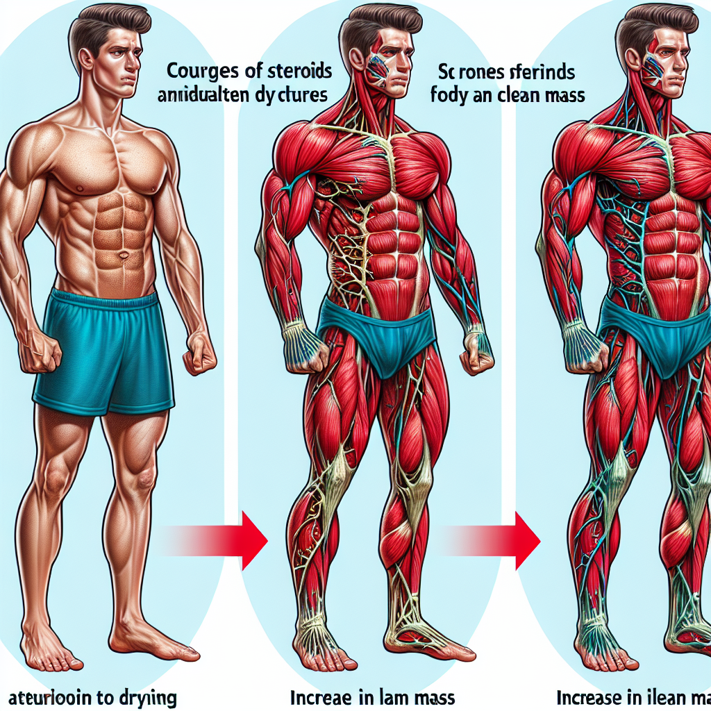 Cómo cambia la vascularización con Cursos de esteroides para secado y modelado corporal (aumento de masa magra)