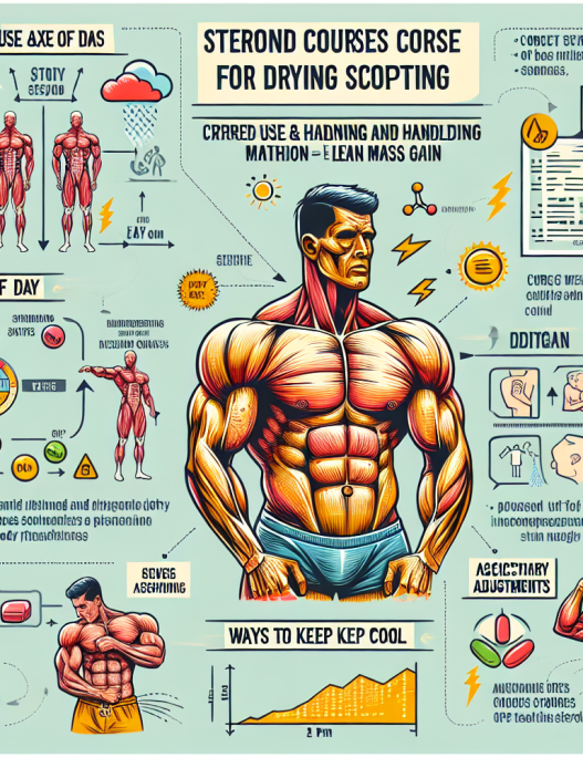 Consejos para usar Cursos de esteroides para secado y modelado corporal (aumento de masa magra) en calor extremo
