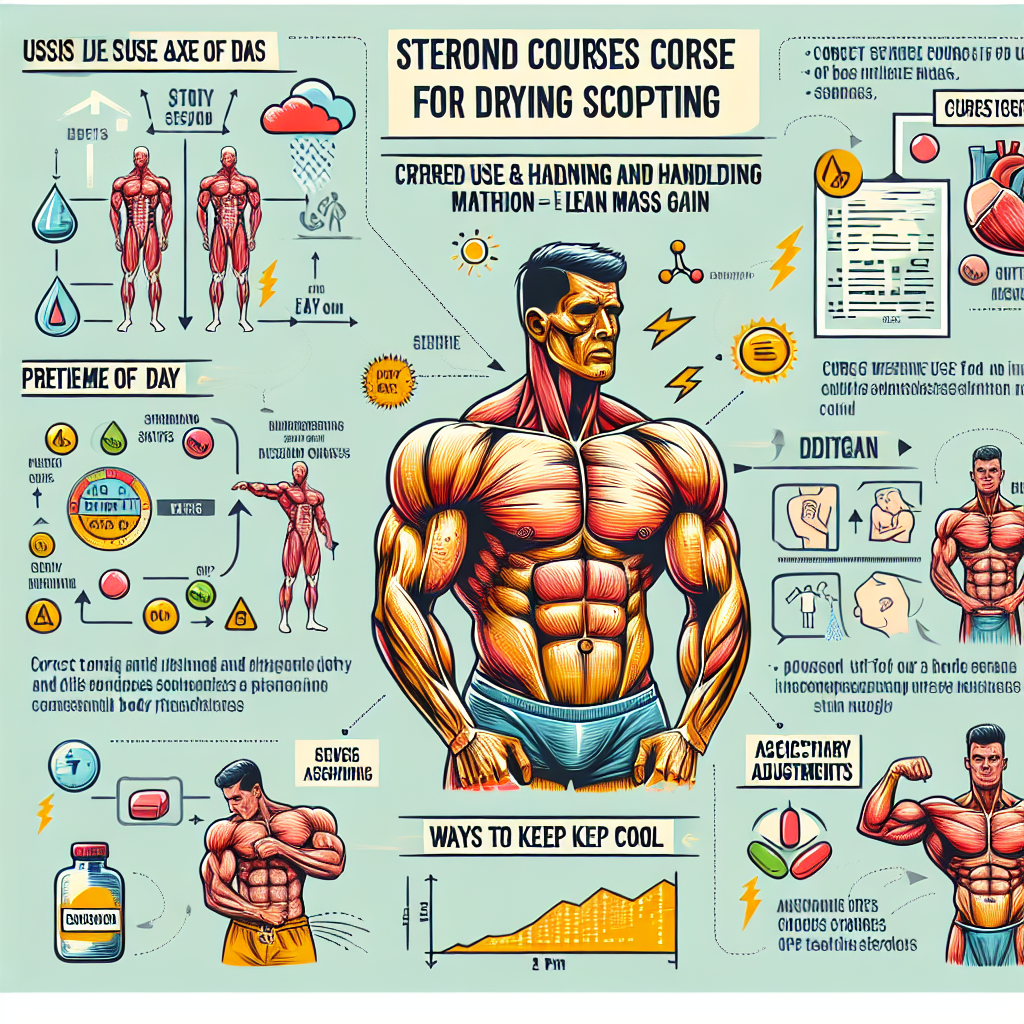 Consejos para usar Cursos de esteroides para secado y modelado corporal (aumento de masa magra) en calor extremo