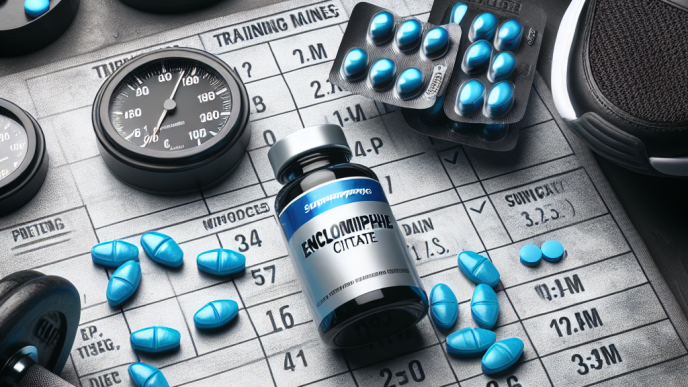 Enclomiphene citrate y entrenamientos dobles por día