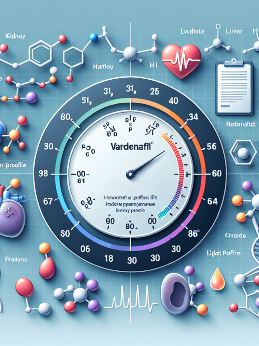 Qué parámetros vigilar en sangre al usar Vardenafil (Levitra Generic)