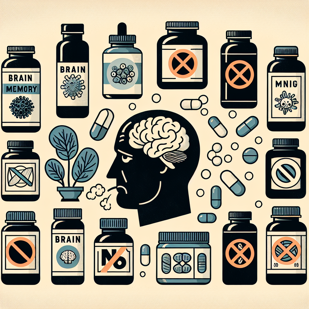 Qué tipo de suplementos no combinan bien con Apoyo al cerebro y la memoria