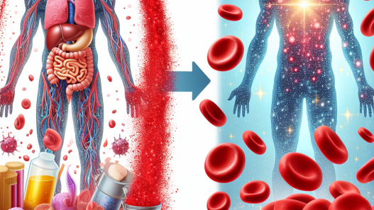 Limpieza y desintoxicación y aumento de glóbulos rojos