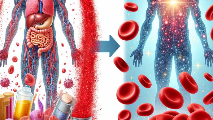 Limpieza y desintoxicación y aumento de glóbulos rojos