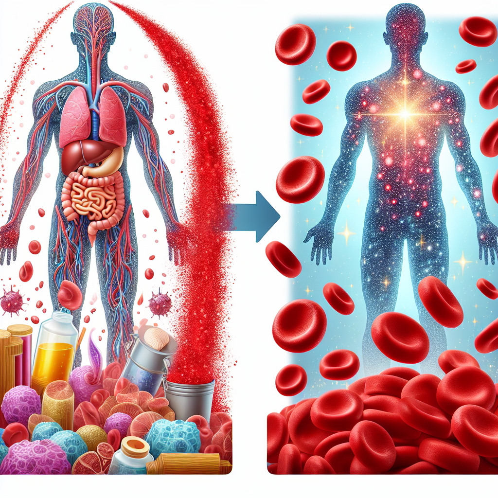 Limpieza y desintoxicación y aumento de glóbulos rojos
