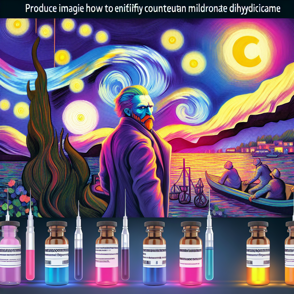 Cómo detectar falsificaciones relacionadas con Mildronate Dihydricume